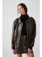 THEA VEGAN LEATHER JACKET
