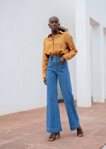 ELENA PATCH POCKET DENIM