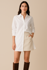 MALIA LEATHER MINI SKIRT