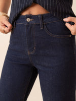 Camila Straight Leg Jean Dark Wash