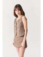 MAXWELL SCOOP-NECK VEST TOP