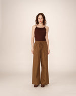 PETERSON HIGH-WAISTED COTTON TROUSERS