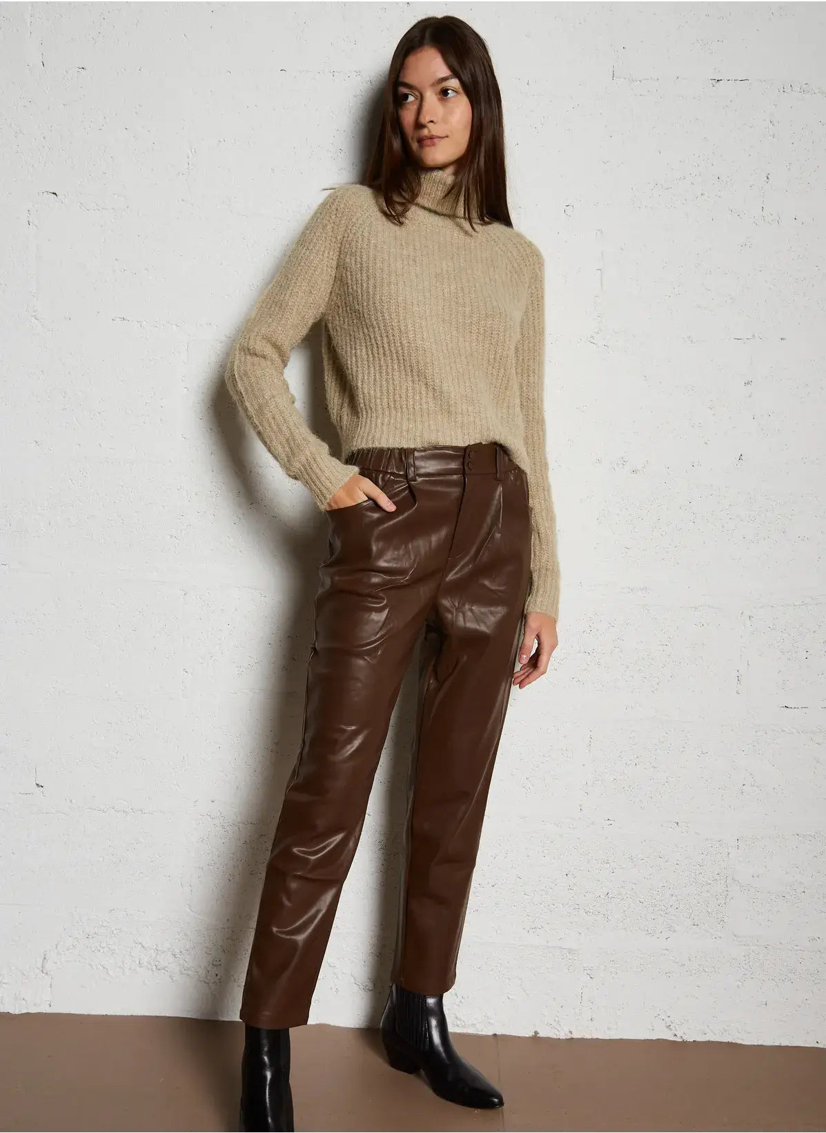 KIRA LEATHER TROUSER