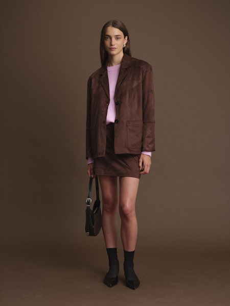 DIVYA SUEDE BLAZER
