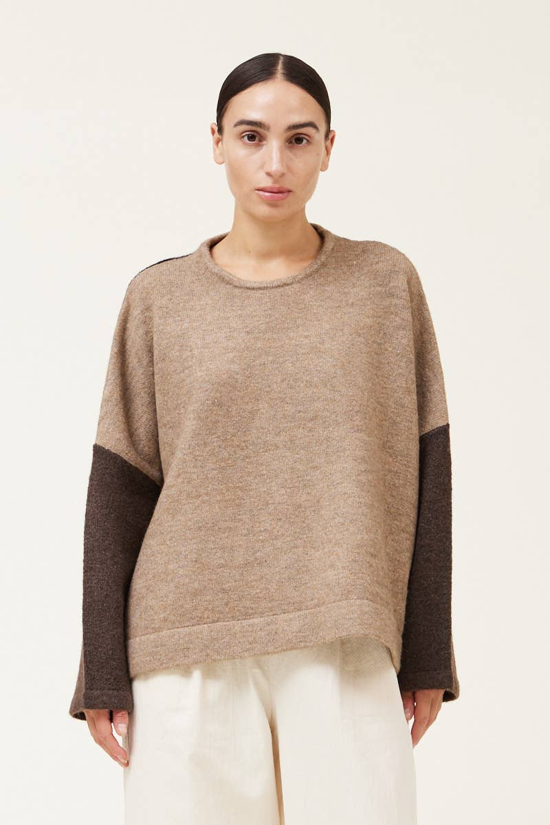 CAMILLE COLOR BLOCK SWEATER