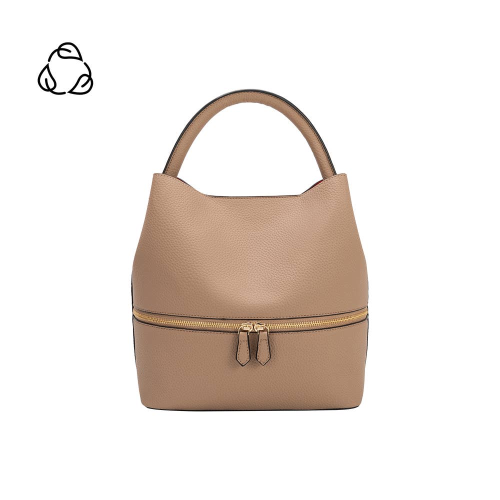 CARTER Tan Recycled Vegan Crossbody Bag