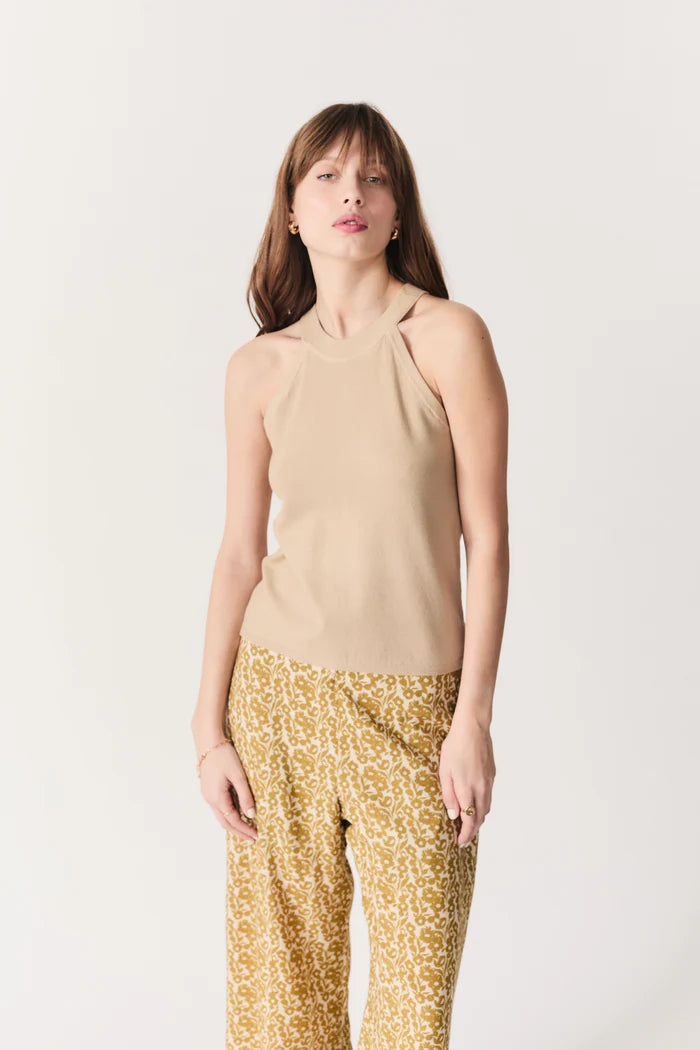 CARTAXO KNIT HALTER TOP