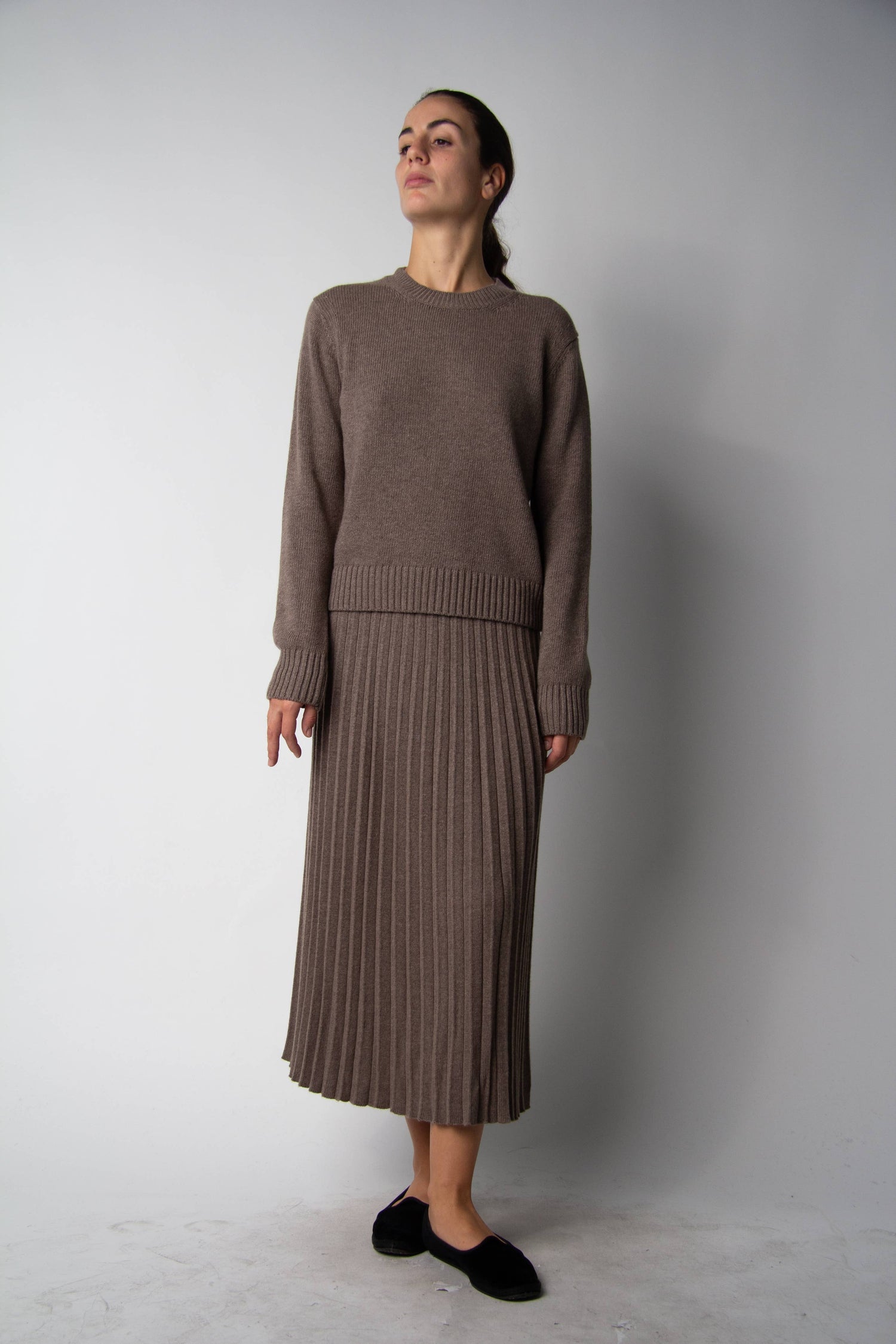 LUCIA KNIT MIDI SKIRT