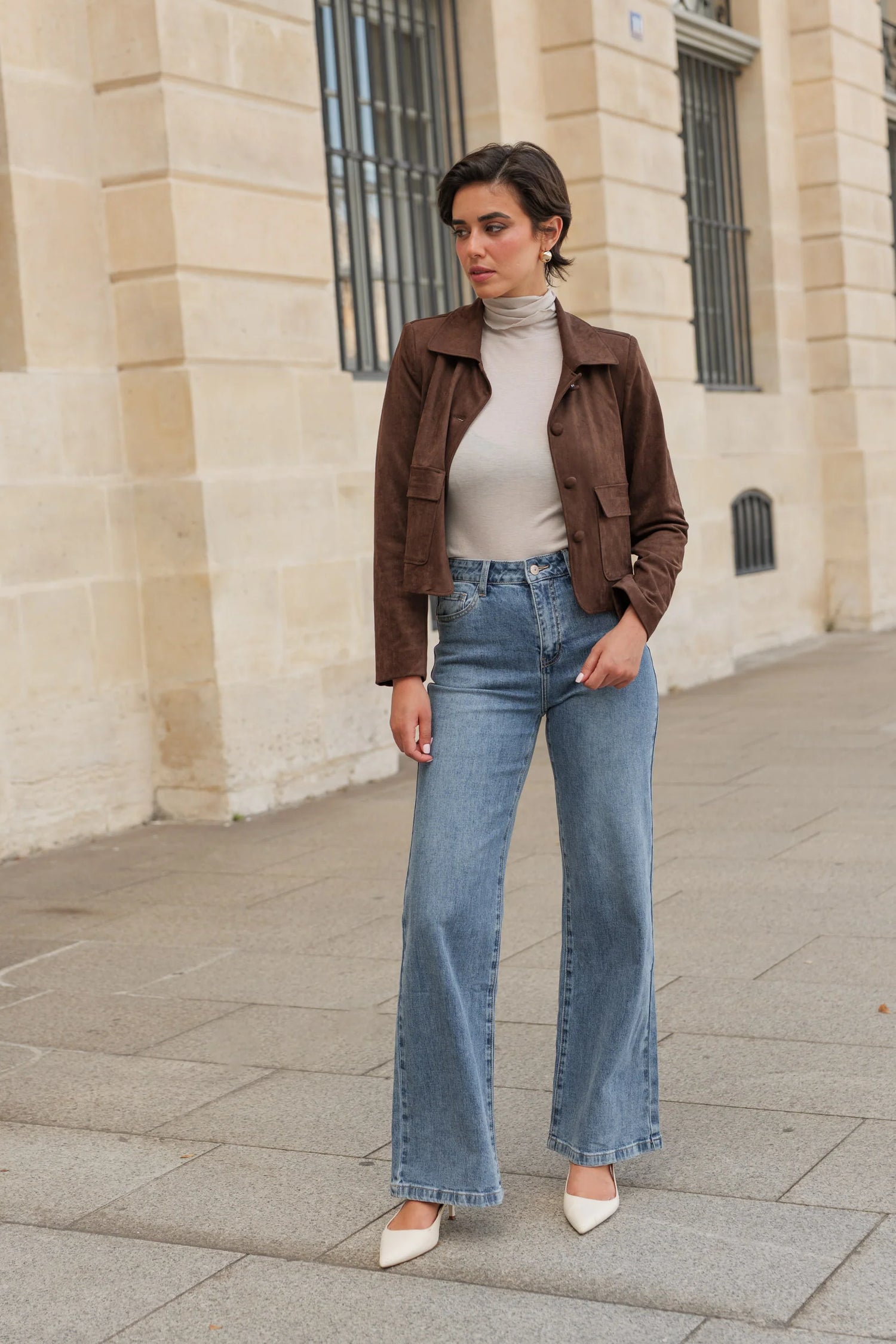 GABRIEL SLIM-WIDE DENIM