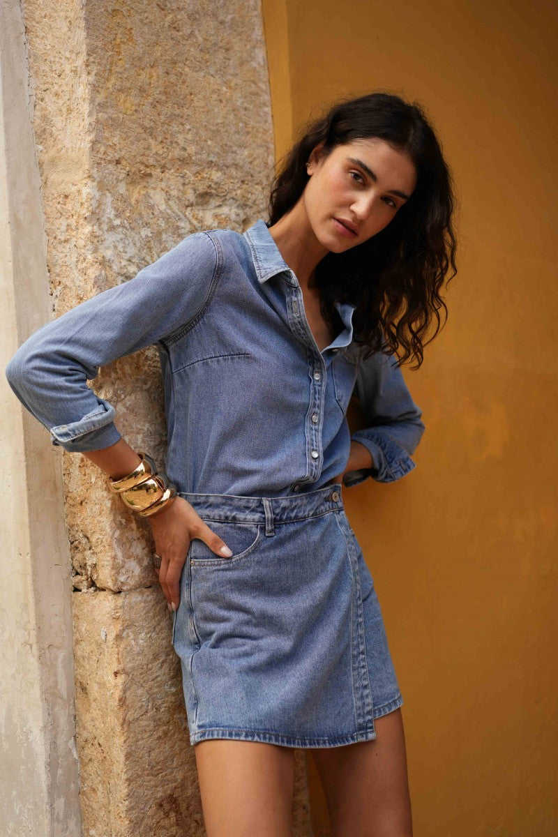 CELIA DENIM SHACKET