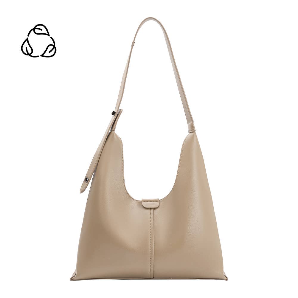 CAMI Beige Recycled Vegan Shoulder Bag