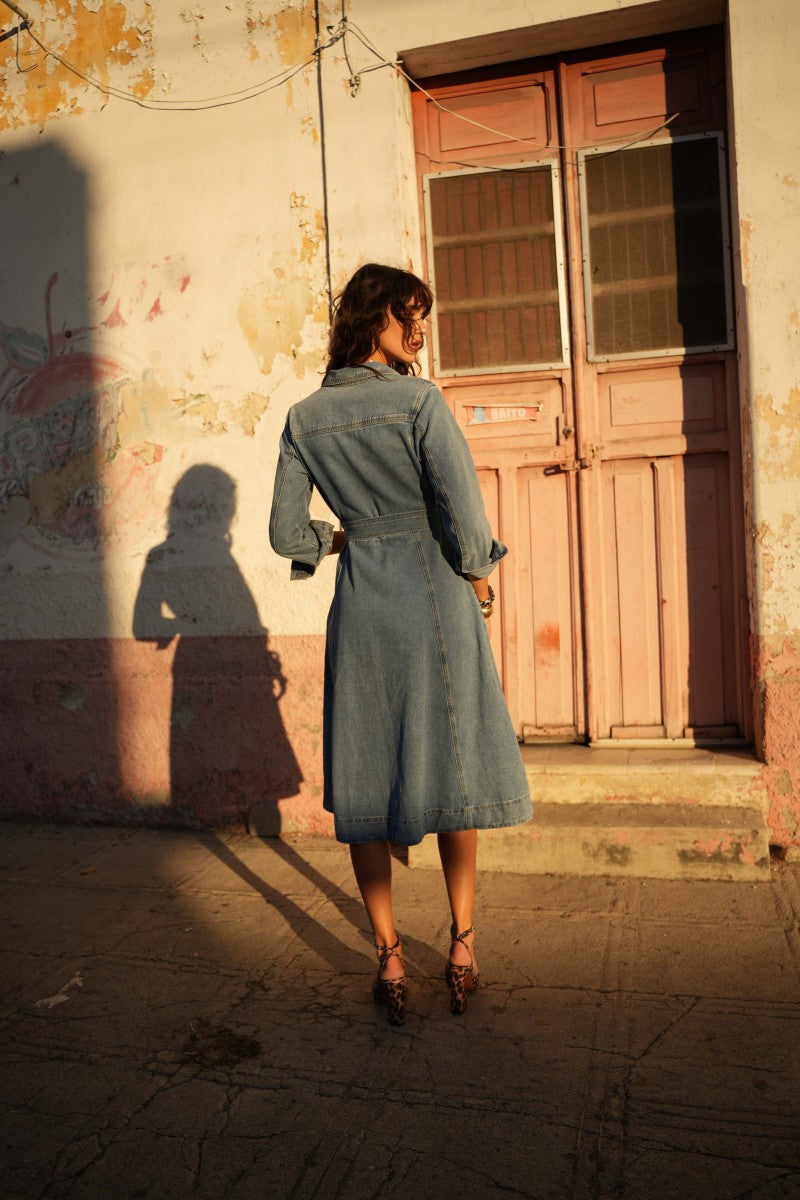 ROSALIE DENIM DRESS