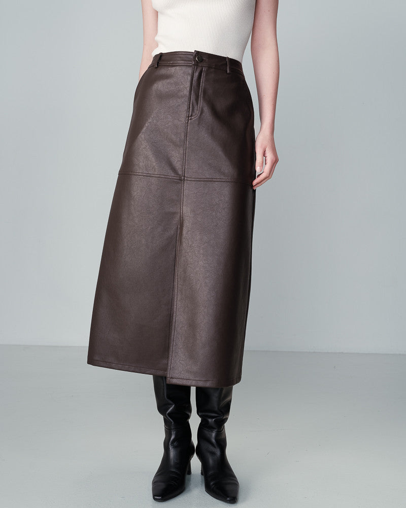 NORY LEATHER SKIRT