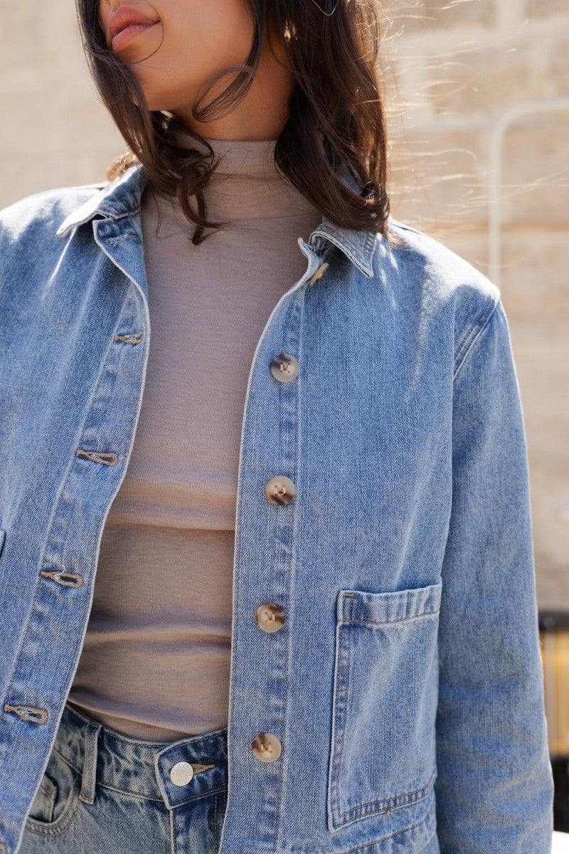 VANCE DENIM SHACKET