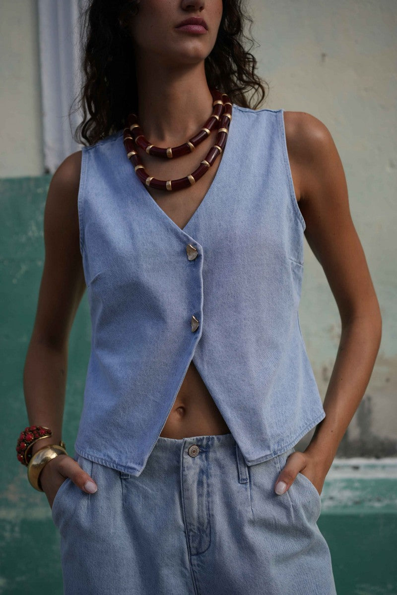 THÉONIE VEST TOP